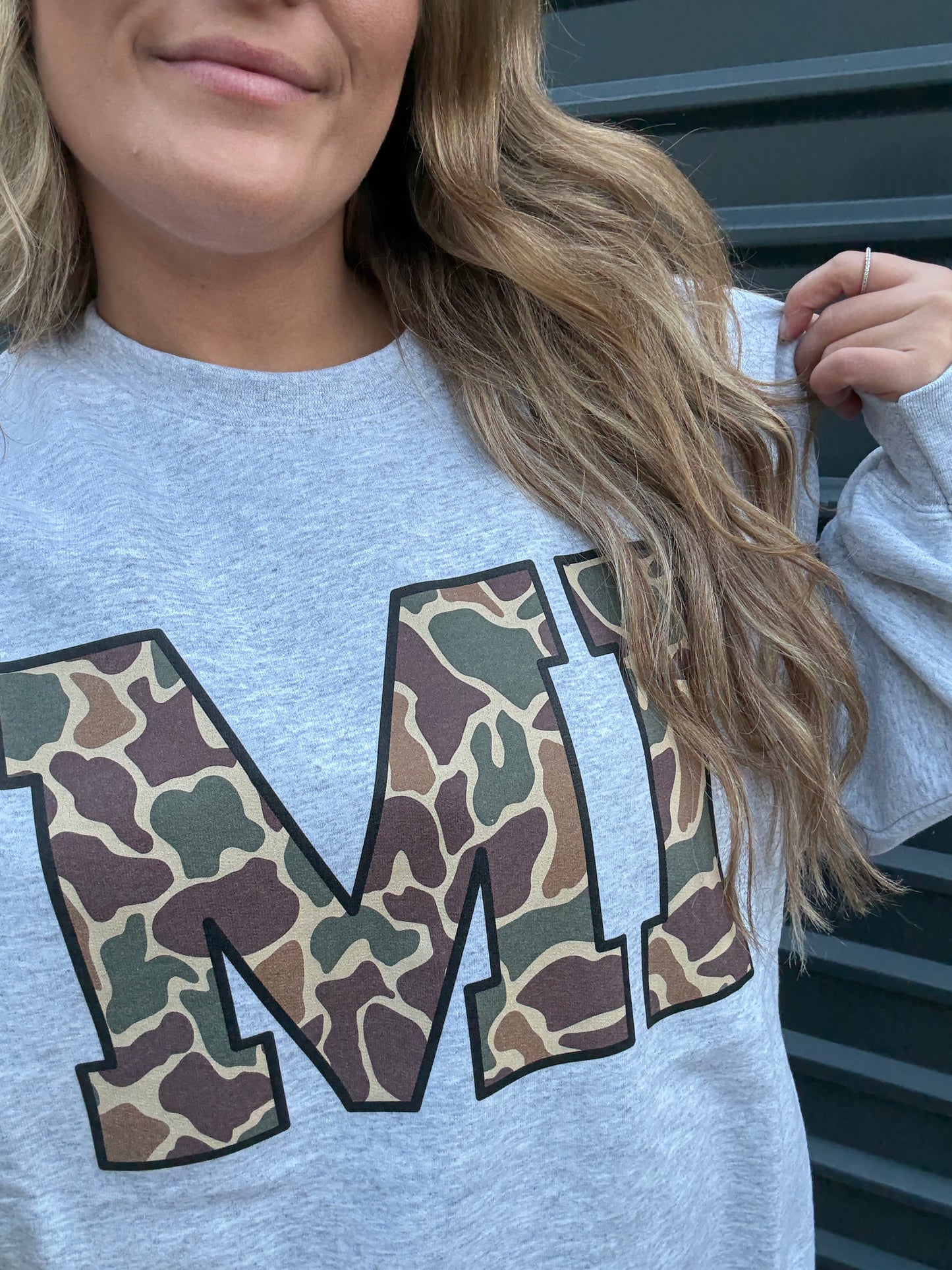 Bold Michigan Camo Crew