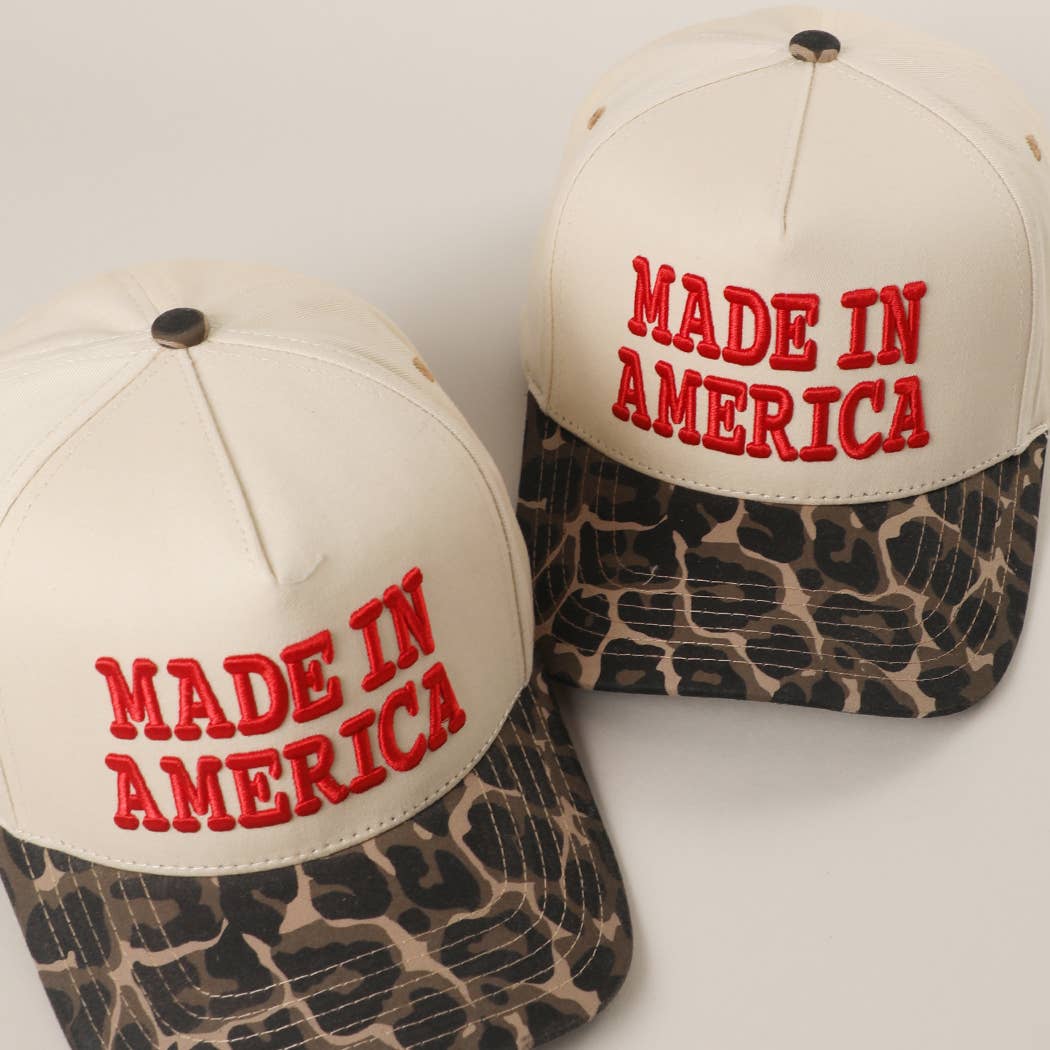 Bold Made In American Leopard Trucker