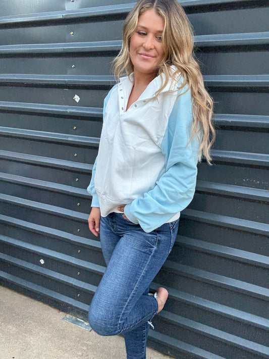 Bold Blue Sweatshirt