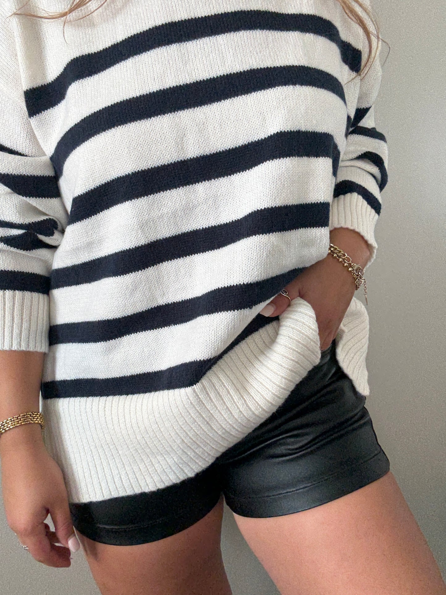 Bold Flirty Leather Shorts