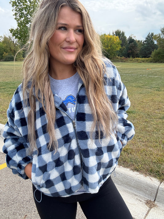 Bold Plaid Jacket
