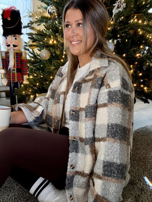 Bold Plaid Jacket