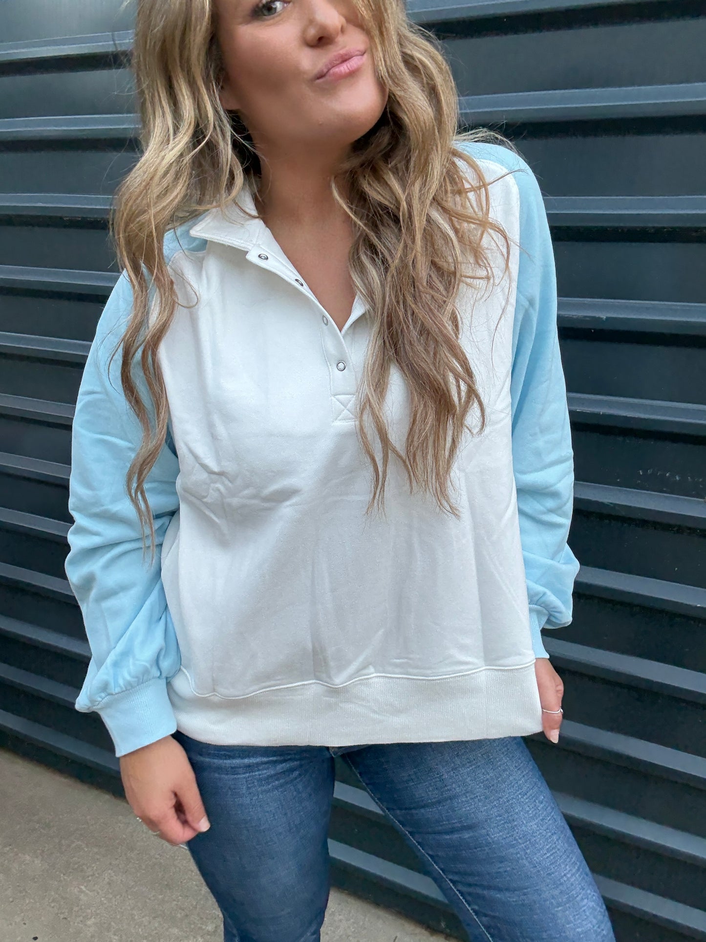 Bold Blue Sweatshirt