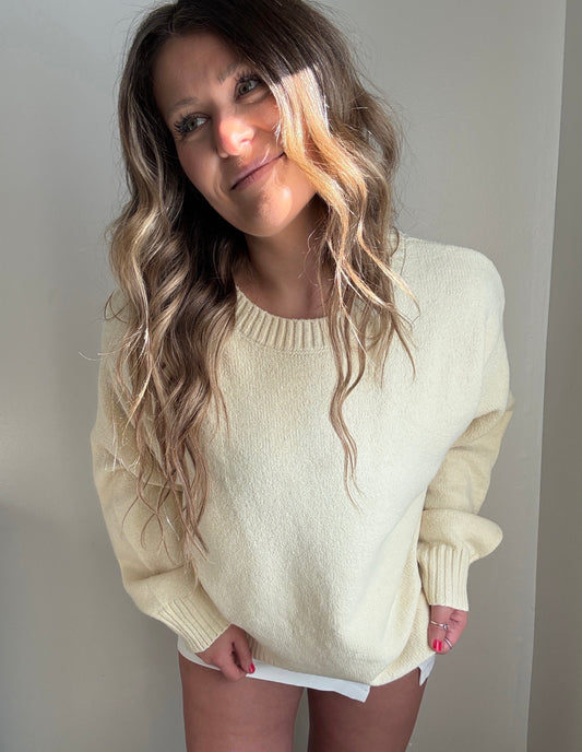 Bold Butter Yellow Sweater